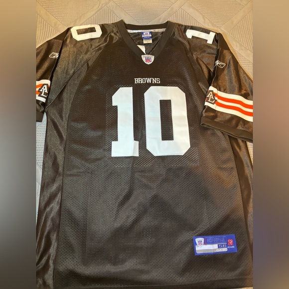 Reebok Cleveland Browns Brady Quinn NFL Equipment Jersey Men's Size 56 - Picture 1 of 6